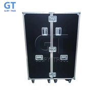 Valise de transport professionnelle sur mesure pour équipement de sport automobile, avec tiroir araignée grand format et double armoire noire
