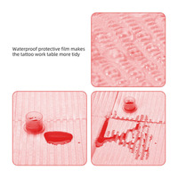 125 pièces de coussinets jetables pour tatouage, housses de table pour tatouage, serviettes dentaires pour patients, accessoires de tatouage, bavoirs noirs