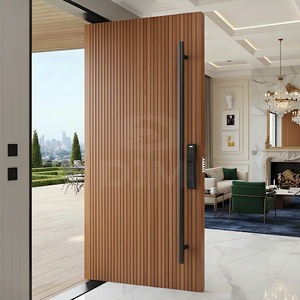 Cina top factory customizzazione moderne porte per la casa di sicurezza esterne in <span class=keywords><strong>legno</strong></span> massello porte pivot per la casa d'ingresso porte esterne - Product Image 4