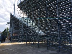 Hecho Italia Marca CETA Personalizable Acero galvanizado en caliente Prefabricado Durable Deportes Tribuna Estadio de fútbol Gradas 2M/1 - Product Image 4