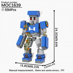 MOC1639 Serie de Películas y Juegos de Televisión, Modelo de <span class=keywords><strong>Golem</strong></span> de Velocidad, Bloques de Construcción Educativos DIY, Juguetes para Niños - Product Image 3