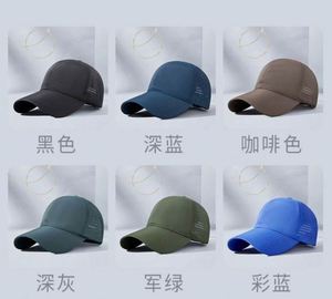 Gorra de Béisbol de Nailon Transpirable con Orificios Cortados con Láser, de Secado Rápido, para Verano, con Logotipo Personalizado, para Hombre, Talla Grande - Product Image 3