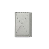 Portefeuille multifonction en cuir PU à triple pliage avec clip magnétique puissant pour cartes de crédit et support de téléphone