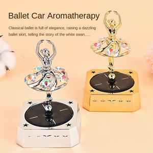 Nuovo Profumatore per Auto a Forma di Ballerina, Ornamento Rotante in Plastica per Aromaterapia, Decorazione Interna per Console - Product Image 4