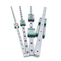 Rails de guidage linéaires carrés miniatures et patins de glisse à roulements pour routeurs CNC et imprimantes 3D, 5mm, 7mm, 9mm, 12mm, 15mm, MGN5, MGN7, MGN9, MGN12, MGN15