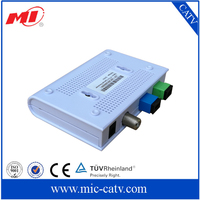 Receptor Óptico de Fibra MIC MIC-OR-860H5W 60V SC/APC AGC -15~0dBm FTTH FTTB CATV 1550nm WDM Mini Nodo