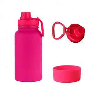 Large Capacity 1000Ml Double Wall Stainless Steel Vacuum Bottle Insulated Water Bottles Outdoor Sports Bottle With Handle Lid - Product Image 2