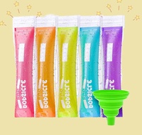 Sacs en plastique transparents personnalisés en gros, sans BPA, pour emballage de glaces, bâtonnets glacés, lait et gelée - Sacs refermables