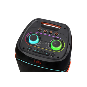 Quảng Châu nhà máy tốt nhất bán 80 Wát Đảng Loa 2000 Wát xách tay màu xanh răng Loa <span class=keywords><strong>LED</strong></span> chiếu sáng loa không dây với Mic - Product Image 5