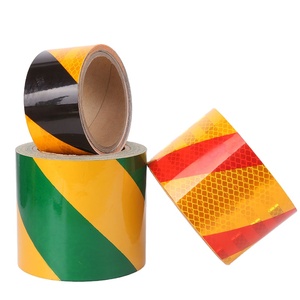 Cinta de seguridad de Poly reflectante elástica prismática a cuadros, marcador de advertencia de peligro personalizado - Product Image 3