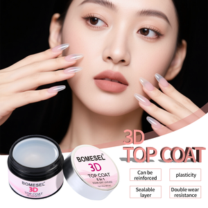 BOMESEL HEMA TPO Vernis Gel Sculptant 3D Transparent Longue Durée Sans Résidu, Couche de Finition, Polymérisation LED, DIY, Style Français et Thaïlandais - Product Image 2