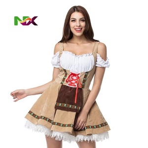 Disfraz de Halloween Unisex 2024, Vestido sin Tirantes con Diseño de Oktoberfest, Festival Tradicional Alemán, Inspirado <span class=keywords><strong>en</strong></span> Películas y Televisión - Product Image 1