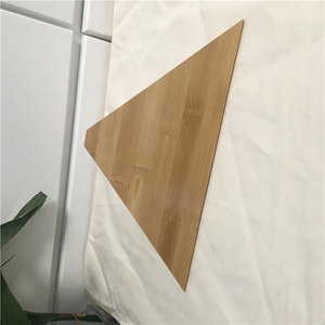 Varnished tre tự nhiên Hội Đồng Quản trị trống chưa hoàn thành dấu hiệu Gỗ mảng tre tam giác cutouts cho hàng thủ công dự án hoặc góc kệ - Product Image 6