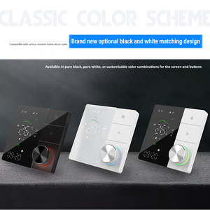 ثيرموستات ذكي واي فاي Beca BAC-18 أبيض اللون، لوحة تحكم أرضية من البلاستيك ABS للتحكم في درجة حرارة المنزل والتدفئة في الفنادق - Product Image 3