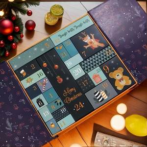 <span class=keywords><strong>Calendrier</strong></span> <span class=keywords><strong>de</strong></span> <span class=keywords><strong>l</strong></span>'<span class=keywords><strong>Avent</strong></span> en carton recyclé Bestyle, boîte cadeau pour bougies, impression quadricolore, personnalisable, origine Guangdong - Product Image 1
