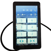 Écran tactile intelligent moderne pour ascenseur, panneau COP, pièces d'ascenseur, écran TFT couleur HD de 15,6 pouces avec éclairage LED