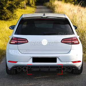 2 pièces Aileron latéral de fenêtre arrière noir brillant pour Volkswagen Golf 7 MK7 Variant Wagen 2014-2017 Accessoires de voiture - Product Image 5