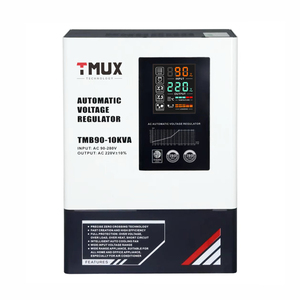 Régulateur de tension monophasé TMUX 10KVA AVR, régulateur de puissance 220V, commande par relais, montage mural, 90-280V, OEM - Product Image 3
