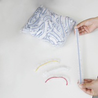 Couvre-bols en plastique jetables pour la conservation des aliments, matériau écologique, adapté à la restauration et à l'usage domestique quotidien