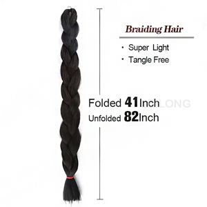 <span class=keywords><strong>Prix</strong></span> d'usine 165g 82 pouces Ghana Curl Cheveux à tresser pré-étirés Yaki doux Synthétiques Extensions <span class=keywords><strong>de</strong></span> cheveux à tresser Coiffage à l'eau chaude - Product Image 5