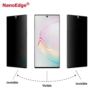 Note 10加纳米隐私防间谍TPU全曲面银幕贴膜适用于三星Galaxy Note 10屏幕保护膜