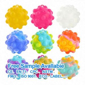 New 2025 Silicone Fidget Toys EDC <b>Push</b> <b>Light</b> Stress Relief Desk Toy for Adults & Kids Certified Safe & Customizable - Product Image 6