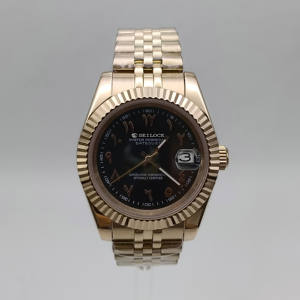 นาฬิกาข้อมือจักรกลสำหรับผู้ชาย ตัวเลขแบบอารบิก พร้อมกลไก NH35 ของญี่ปุ่นที่ปรับปรุงใหม่ โลโก้สั่งทำได้ ราคาโรงงาน - Product Image 3