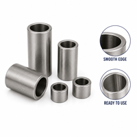 Entretoises métalliques usinées CNC sur mesure, manchons entretoises ronds en acier découpés avec précision, tolérance de 0,2 mm, sans MOQ, pièces OEM