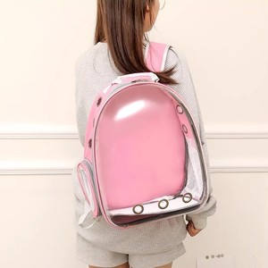 Yüksek Kaliteli Sert Şeffaf Uzay Kapsülü Evcil Hayvan Sırt Çantası Fermuarlı Kapatma Hafif Nefes Alabilen Dayanıklı Açık Hava Kullanımı İçin Kediler İçin - Product Image 5