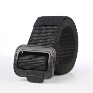 Ceintures en toile personnalisées DFW0218, coloris marine foncé, kaki, noir, coyote désert, avec boucle en plastique ou en métal - Product Image 6