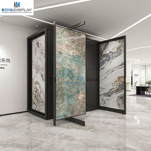 Vendita in fabbrica tipo rotante espositore per piastrelle in ceramica stand campione di pietra marmo quarzo granito espositore per showroom - Product Image 3