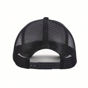 Wholesale Suede 5 Panel Breathable & Waterproof Trucker Mesh Caps Silk Screen Printing Custom Logo Outdoor Sporty Casual <b>Hats</b> - Product Image 4