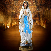 Cadeau de mariage religieux, décoration de bureau de Noël, statue de la Vierge Marie en résine catholique, figurine artisanale
