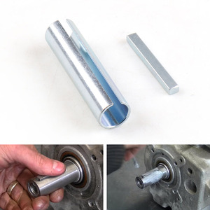 Adaptateur d'arbre 5/8\" x 3/4\" x 3\" avec réducteur de trou de poulie, douille et accouplement à clavette pour l'assemblage d'arbres - Product Image 3