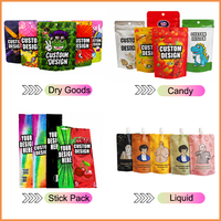 Emballage personnalisé en tube souple imprimé pour cartouches, sachets Mylar anti-odeur pour stylos et cartouches, emballage en rouleau