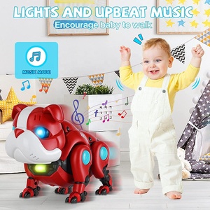 2023 novo estilo inteligente interativo sensorial indução brinquedo andando cão mecânico elétrico dança robô cão brinquedo com controle de voz - Product Image 4