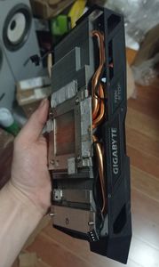 Disipador de calor original de segunda mano de 85 mm T129215SU PLD09210S12HH de 4 pines para <span class=keywords><strong>Gigabyte</strong></span> RX580 RX470 RX <span class=keywords><strong>570</strong></span>, tamaño de instalación de 53 mm - Product Image 3