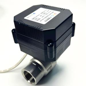 Válvula de Bola Motorizada Flomarvel Fh-g 110-230v AC 4nm Torque DN15 DN20 DN25 1/4" 3/4" 1" NPT BSP de Acero Inoxidable PVC para Control de Flujo de Agua - Product Image 2