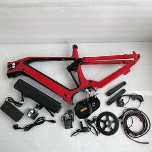 Cadre de vélo <span class=keywords><strong>électrique</strong></span> tout-terrain professionnel en carbone à suspension intégrale |   avec batterie 52V |   Moteur Bafang M620 prêt à l'emploi (29/27,5 <span class=keywords><strong>pouces</strong></span>) pour vélo <span class=keywords><strong>électrique</strong></span> - Product Image 2