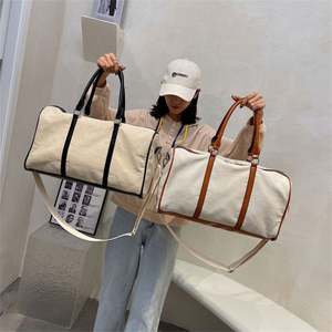 Lightweight Simple Large Capacity Travelling Training Duffel Bag Custom Logo Fashion Luggage Genuine Leather Eco-Friendly Unisex - Product Image 5