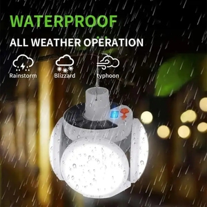 Projecteur <span class=keywords><strong>LED</strong></span> solaire d'urgence rechargeable et étanche pour extérieur, idéal pour les stades, les chantiers, le camping et la randonnée - Product Image 3