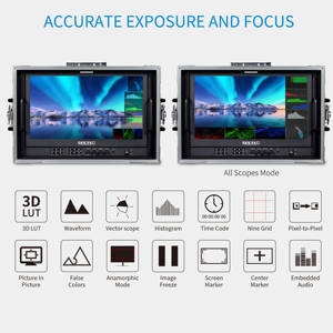 SEETEC ATEM215S-CO moniteur directeur 21.5 "en déplacement, autonomie de la batterie 20H et entrée SDI multi-caméra, usine OEM directe - Product Image 2