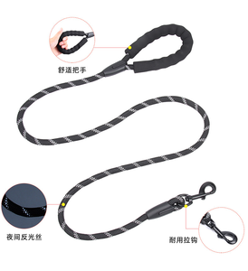 Neues Modell Personalisierte Modische Einfache Reflektierende Nylon-Hundeleine – Robust, Reißfest und Hochintensiv – Großhandel Verfügbar - Product Image 6