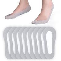 Chaussettes invisibles pour femmes, chaussettes basses pour ballerines, antidérapantes, en coton et nylon, chaussettes cachées invisibles