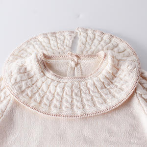 Combinaisons pour bébé unisexes en coton biologique 100% avec bordure en feuille de <span class=keywords><strong>lotus</strong></span>, fermeture à boutons, manches longues - Product Image 3