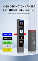 Barrera de Control de Acceso Remoto para Estacionamiento de Autos, Barrera Automática Articulada para Estacionamiento, Sistema de Lector RFID de Largo Alcance