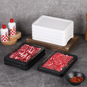 Bandeja de servir tipo buffet para restaurante, apta para hot pot, carne de res y carne de cordero grasa con textura de copo de nieve - Product Image 2