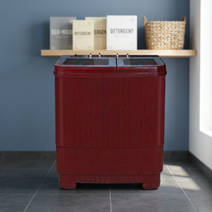 Lavadora semiautomática de doble tina de 14 kg con funciones de lavado, centrifugado y secado para una limpieza eficiente de la ropa familiar. - Product Image 1