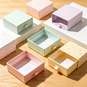 Caja de Exhibición Personalizada con Cajón y <span class=keywords><strong>Ventana</strong></span> Transparente para Joyería, Cosméticos y Presentación de Muestras - Product Image 1