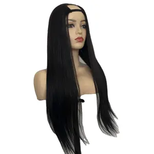 2X4 U-vorm Deel Clip In Pruiken Natuurlijke Human Hair Extension Virgin Braziliaanse Cuticula Uitgelijnd Haar Kant Frontale pruiken Voor Vrouwen